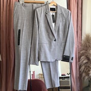 NWT Banana Republic Factory Grey Suit Size 10